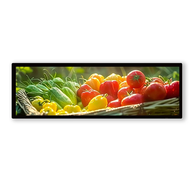 28.6" Double-Sided Bar LCD Screen – Ultra-Wide Dual Display