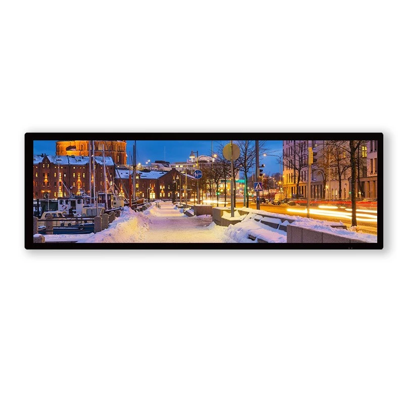 37.8" Stretched Bar LCD Display – Smart Shelf Digital Signage