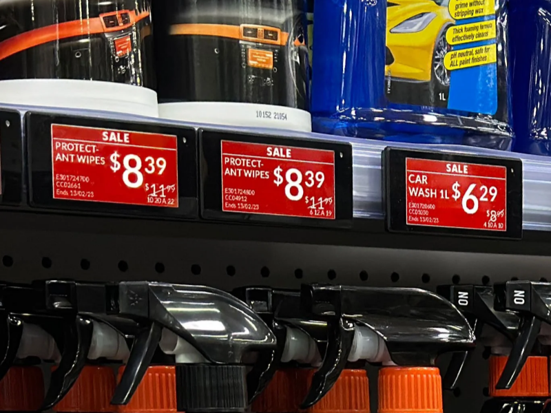 What Types of Labels are Available for Electronic Shelves?