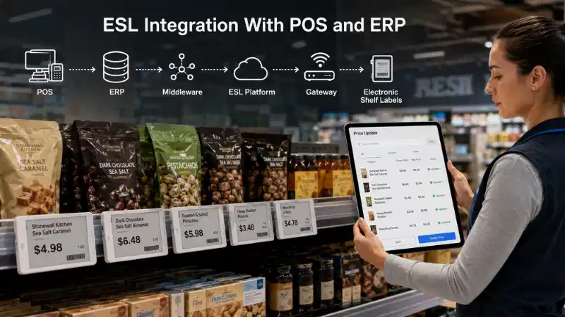 Electronic Shelf Label Integration With POS and ERP: APIs, Data Mapping, Erro...