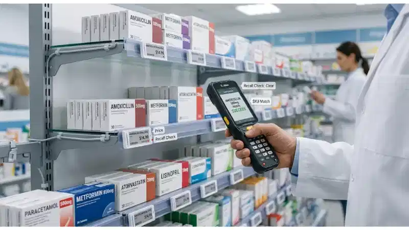 Digital Pharmacy Shelf Labels: Accuracy, Recall Readiness, and Customer Infor...