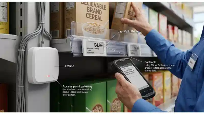 Electronic Shelf Label Mounting Accessories: Rails, Peg Hooks, Freezers, and ...