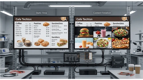 LCD Image Retention Prevention for 24/7 Digital Signage Operations