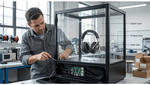 Transparent LCD Lighting Design: Backlight, Product Illumination, and Contrast