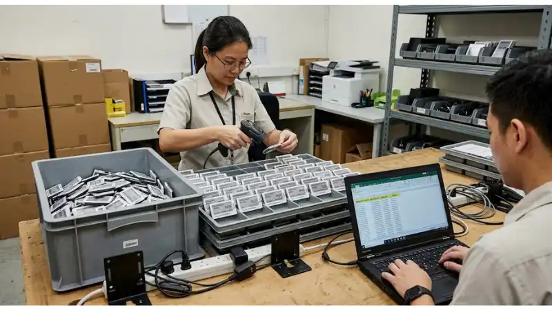 Electronic Shelf Label Decommissioning: Unbinding, Data Cleanup, Battery Hand...