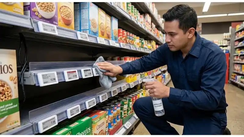 Electronic Shelf Label Cleaning and Chemical Compatibility: Protecting Screen...