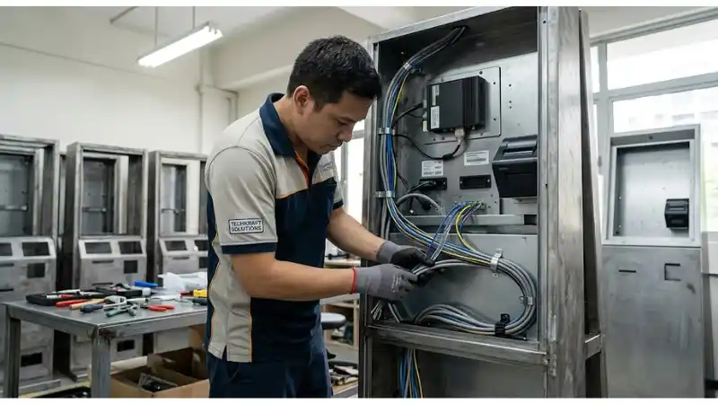 Kiosk Cable Harness Design: Routing, Strain Relief, Service Loops, and EMC