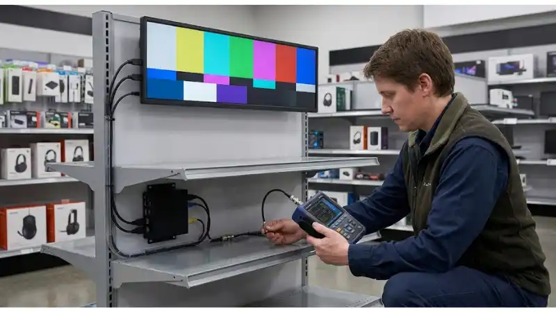 Bar LCD Power Distribution: Inrush Current, Voltage Drop, and Multi-Screen Sh...