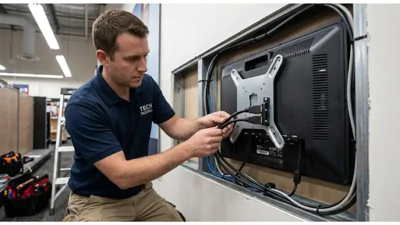Commercial LCD Connector Retention and Cable Locking: Preventing HDMI/DP Disc...