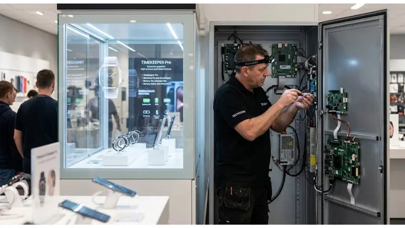 Transparent LCD Service Access Design: Hinges, Cable Routing, Modular Replace...
