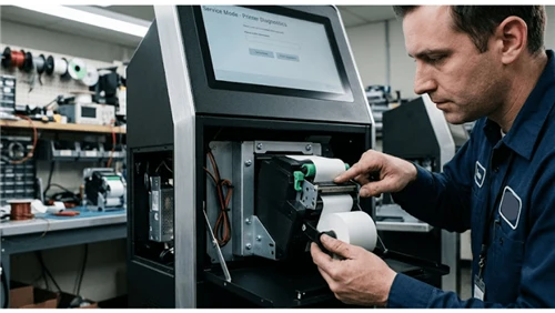 Kiosk Receipt Printer Jam Recovery: Paper Path, Cutter Faults, and Safe Servi...