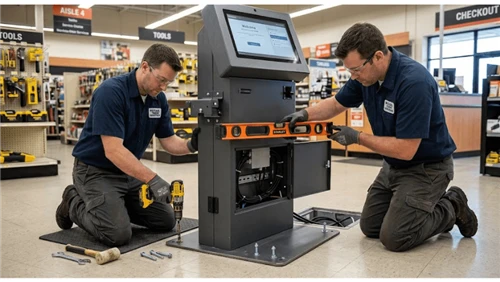 Kiosk Tip-Over Stability and Floor Anchoring: Base Design, Service Loads, and...