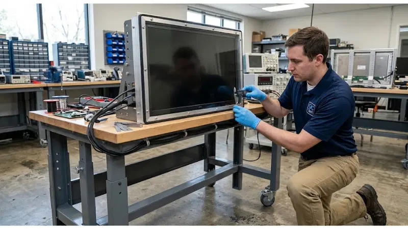 Commercial LCD Cover-Glass Air Gaps: Newton Rings, Moiré, Dust, and Spacing C...