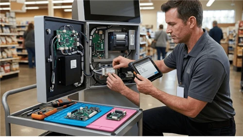 Kiosk Asset Identity and FRU Traceability: Serial Numbers, Replacement Record...