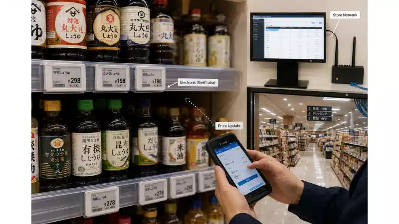 Technical ESL setup for Japan retail adoption and store deployment