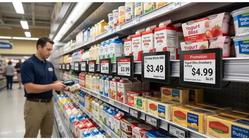 Electronic shelf labels illustrating market scope, segmentation and adoption drivers