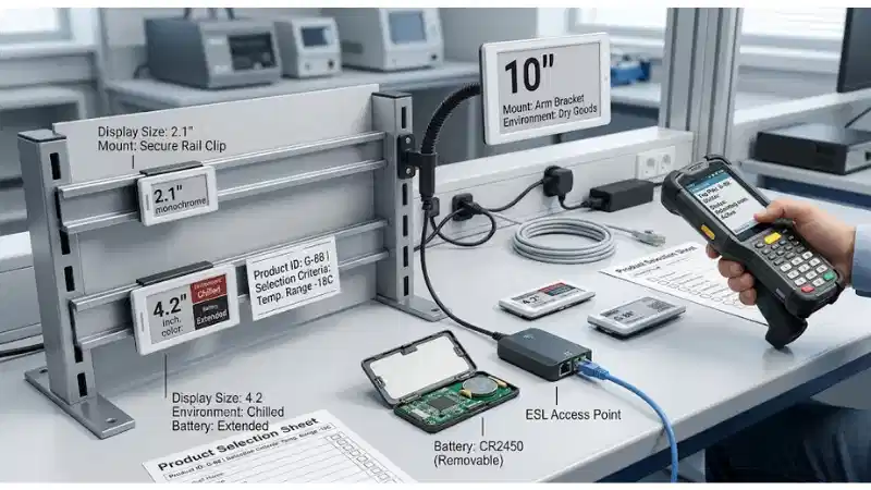 Technical ESL setup for requirements-based product selection Technical ESL setup for requirements-based product selection
