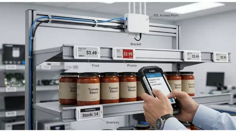 Technical ESL setup for retail digitization and practical use cases