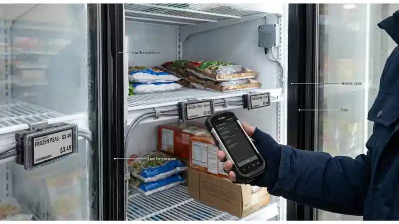 Technical ESL setup for cold-storage installation and temperature-related reliability Technical ESL setup for cold-storage installation and temperature-related reliability