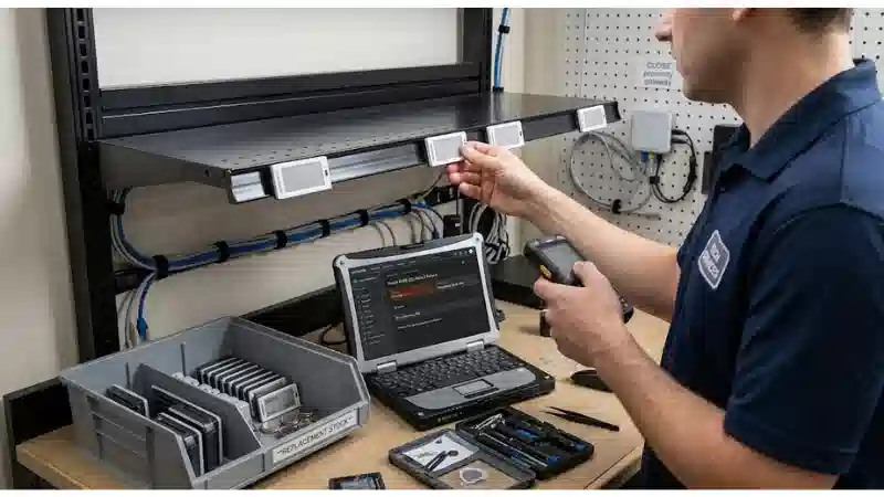 Technical ESL setup for service-level response, replacement stock and support workflow