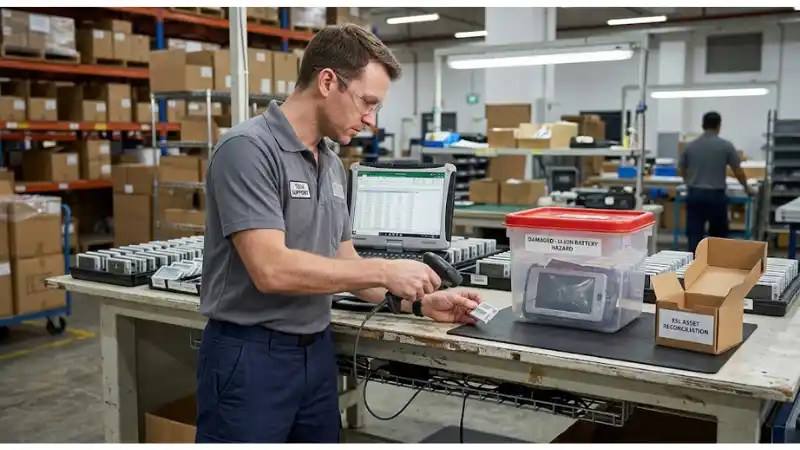 Acceptance testing for electronic shelf label decommissioning in a professional engineering workflow Acceptance testing for electronic shelf label decommissioning in a professional engineering workflow