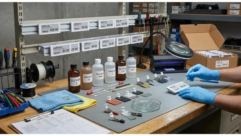 Acceptance testing for electronic shelf label physical security in a professional engineering workflow Acceptance testing for electronic shelf label physical security in a professional engineering workflow
