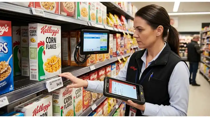 electronic shelf label price audit in a realistic commercial installation electronic shelf label price audit in a realistic commercial installation