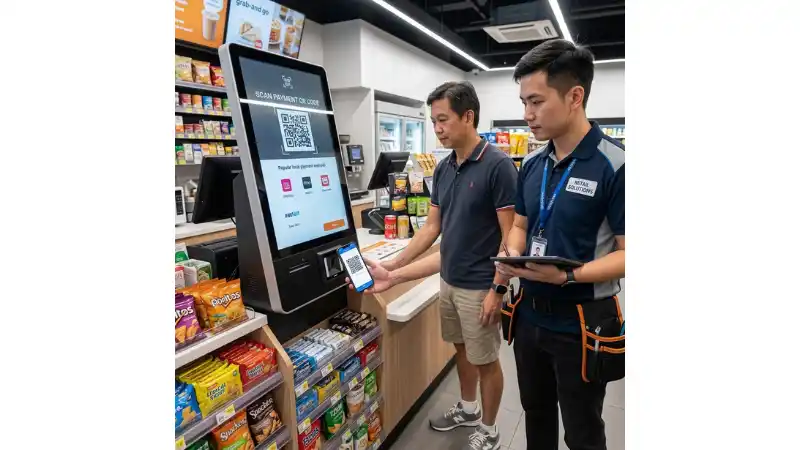 kiosk barcode scanner integration in a realistic commercial installation kiosk barcode scanner integration in a realistic commercial installation