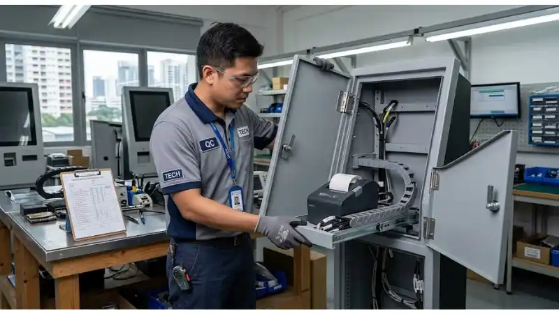 Acceptance testing for kiosk cable harness design in a professional engineering workflow Acceptance testing for kiosk cable harness design in a professional engineering workflow