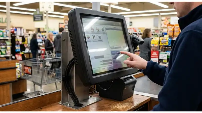  Technical detail for kiosk privacy design showing the installed hardware and service interfaces