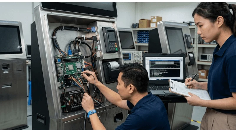 Acceptance testing for kiosk boot sequencing Acceptance testing for kiosk boot sequencing