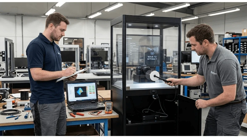 Acceptance testing for transparent LCD proximity sensor integration Acceptance testing for transparent LCD proximity sensor integration
