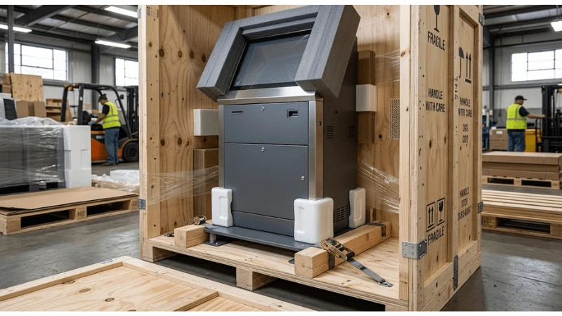 Technical integration detail for kiosk shipping packaging qualification Technical integration detail for kiosk shipping packaging qualification