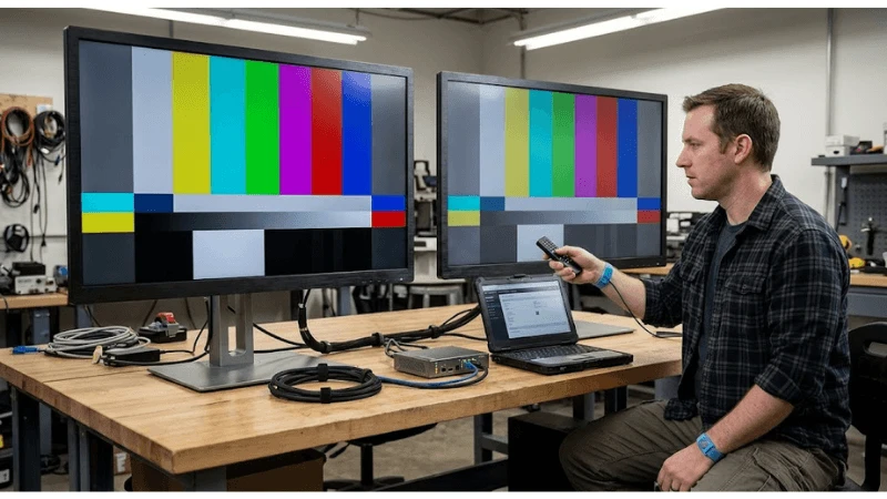 commercial LCD RGB range color space mismatch in a realistic commercial installation commercial LCD RGB range color space mismatch in a realistic commercial installation