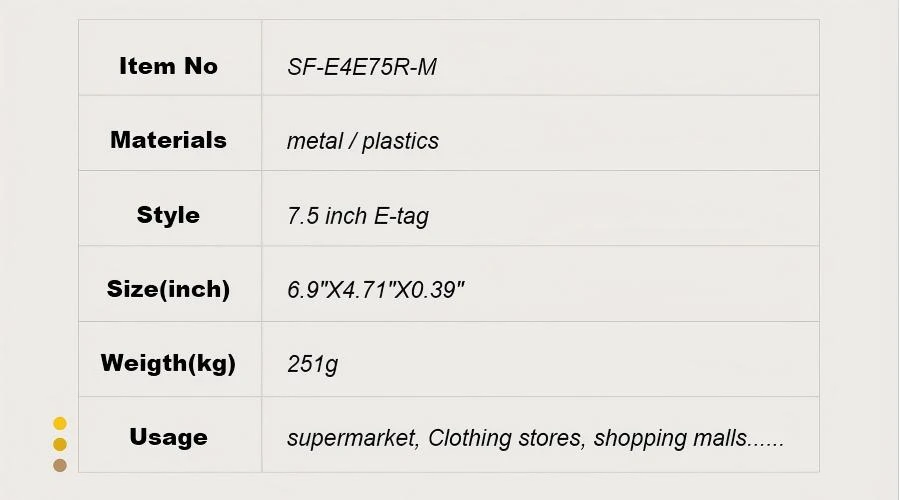 7.3 Inch Electronic Price Tag Metal Insert Channel 7.3 Inch Electronic Price Tag Metal Insert Channel