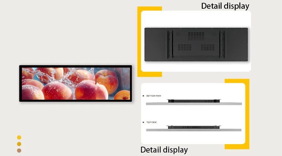 35.5 Inch LCD Bar Display Double Face Screen Manufacturer 35.5 Inch LCD Bar Display Double Face Screen Manufacturer