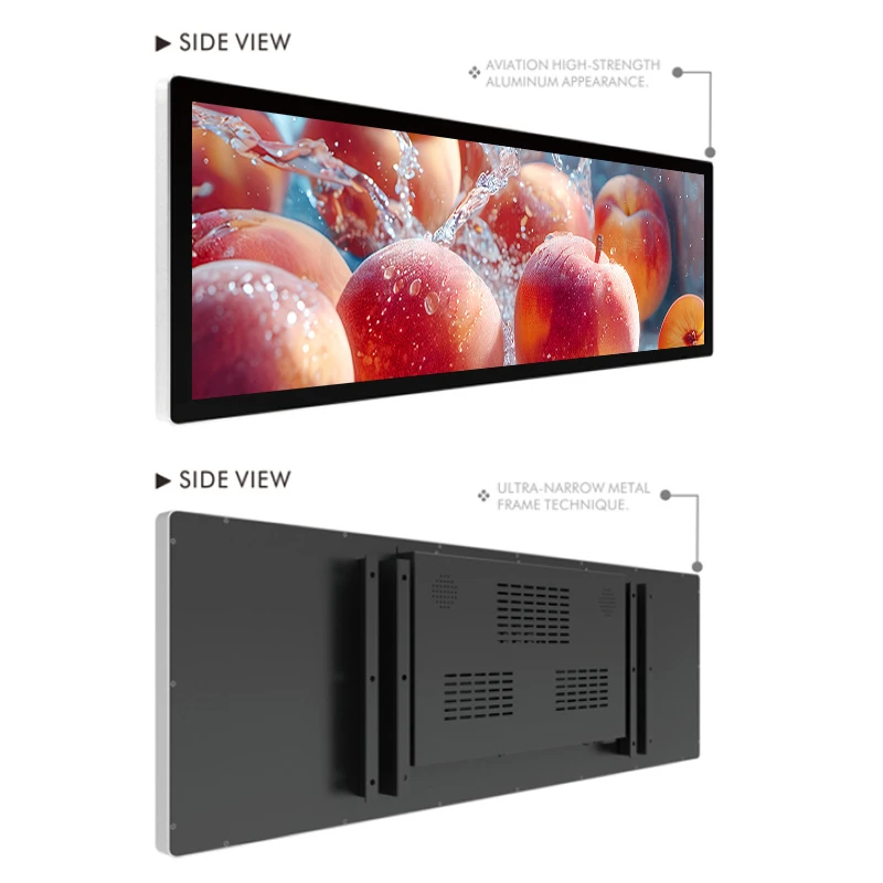 35.5 Inch LCD Bar Display Double Face Screen 35.5 Inch LCD Bar Display Double Face Screen