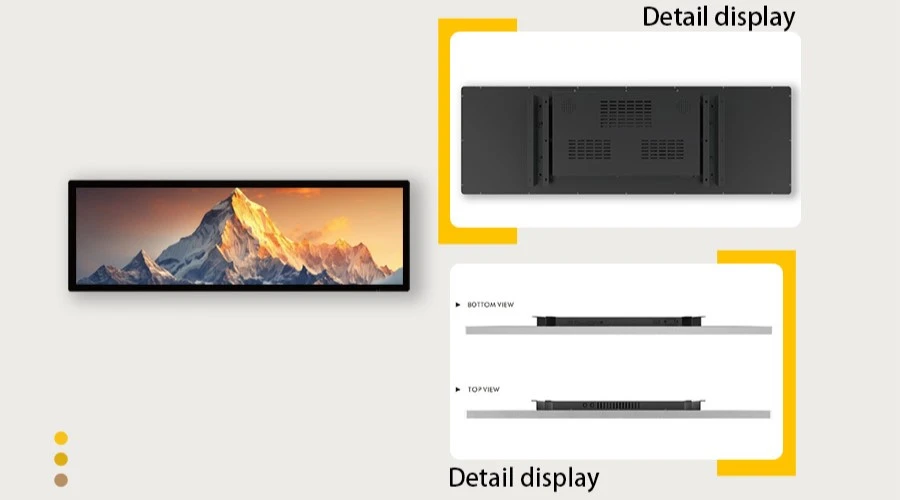 35.5 Inch Bar Display Digital Signage 35.5 Inch Bar Display Digital Signage