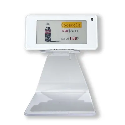 2.13" ESL Acrylic Shelf Clip Holder – Snap-On Price Tag Mount