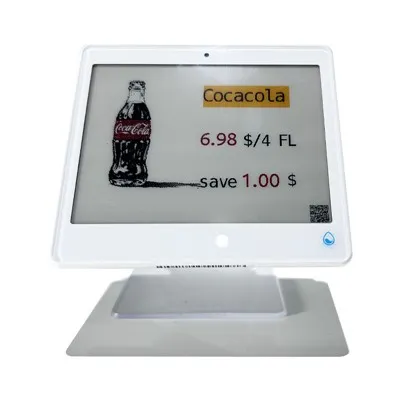 4.2" ESL Acrylic Shelf Holder – Clear Price Tag Display Mount